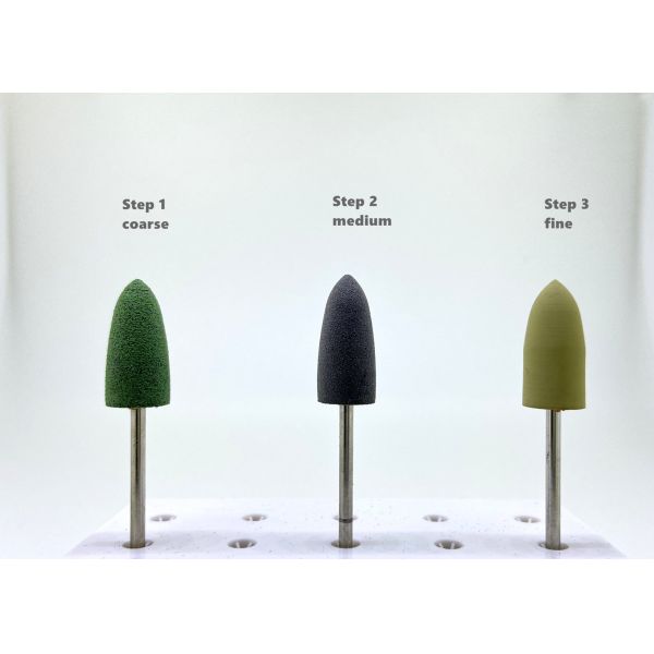 Силиконовая резина камней диаманта Denture меля регулируя зубоврачебного акрилового полировщика