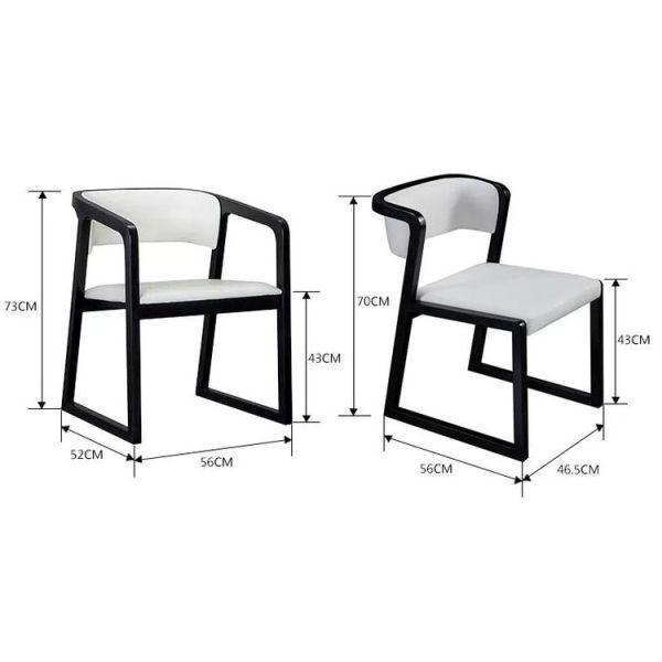 Стулья скандинавского дуба нордические деревянные обедая с антиквариатом 56x52x73cm руки домашним