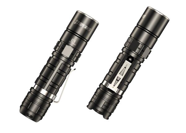 Smooth Reflector Metal Body EDC Handheld LED Flashlights