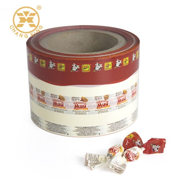 Фильм запаса крена шоколада извива конфеты PVC VMPET ЛЮБИМЦА прокатал материал