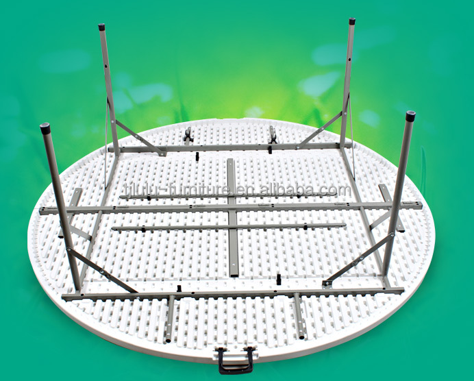 Embalaje de correos Y Jardín de cocina al aire libre Mesas y sillas plegables de plástico blanco para la deshierba