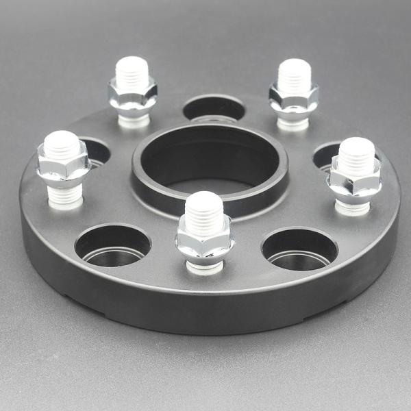 Anodized Black Forged Aluminum 5x120 Bolt Pattern Wheel Spacers For TESLA Model S Model X