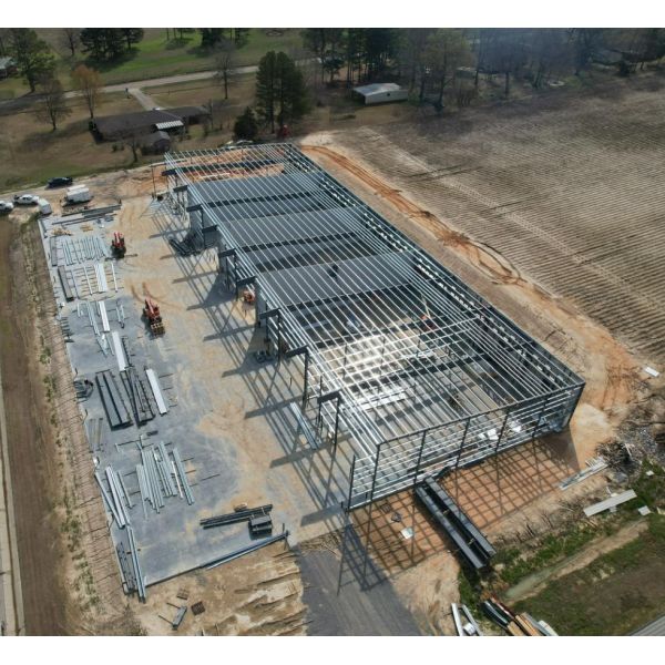 Steel Frame Building Digital Printing Workshop 22m x 45m x 6m Climate Controlled Steel Structure