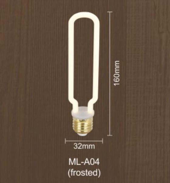 T30led Dimmable Filament Bulbs   Filament Tuble Bulb 4w E26  E27 185mm  225mm