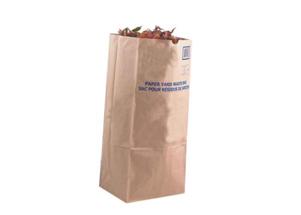 4ply Kraft Large Lawn Paper Bags For Yard Waste Paper Lawn And Refuse Bags