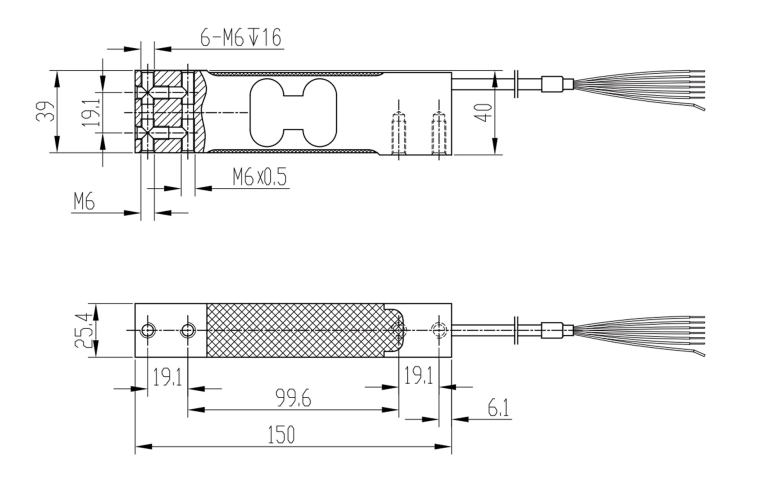 Heavy-Duty Single Point Load Cell For Parallel Use In Production Systems WL-116 High Capacity (5kg-200kg)