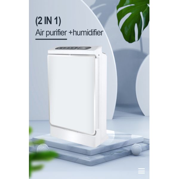 55W UVC Hepa Air Purifier 1.0L Water tank Plasma Generator Humidifier
