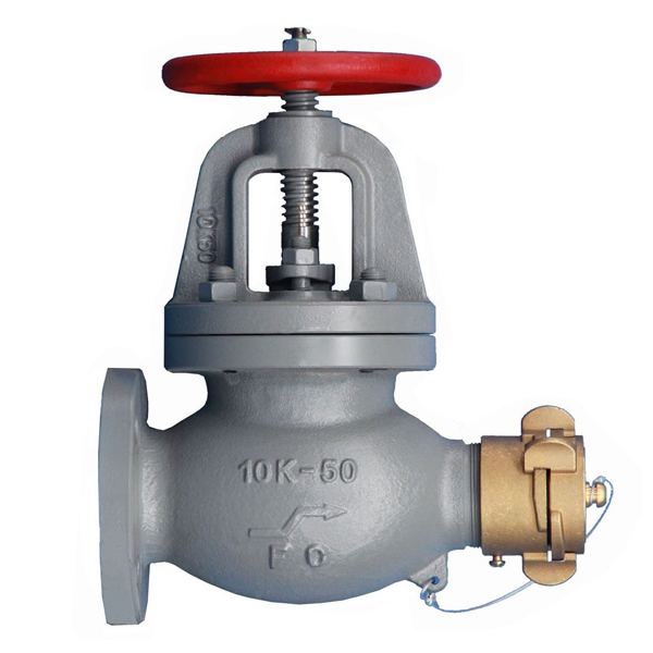 Marine Cast Iron Globe Hose Valve JIS F7333A 5K/10K WITH COUPLINGS