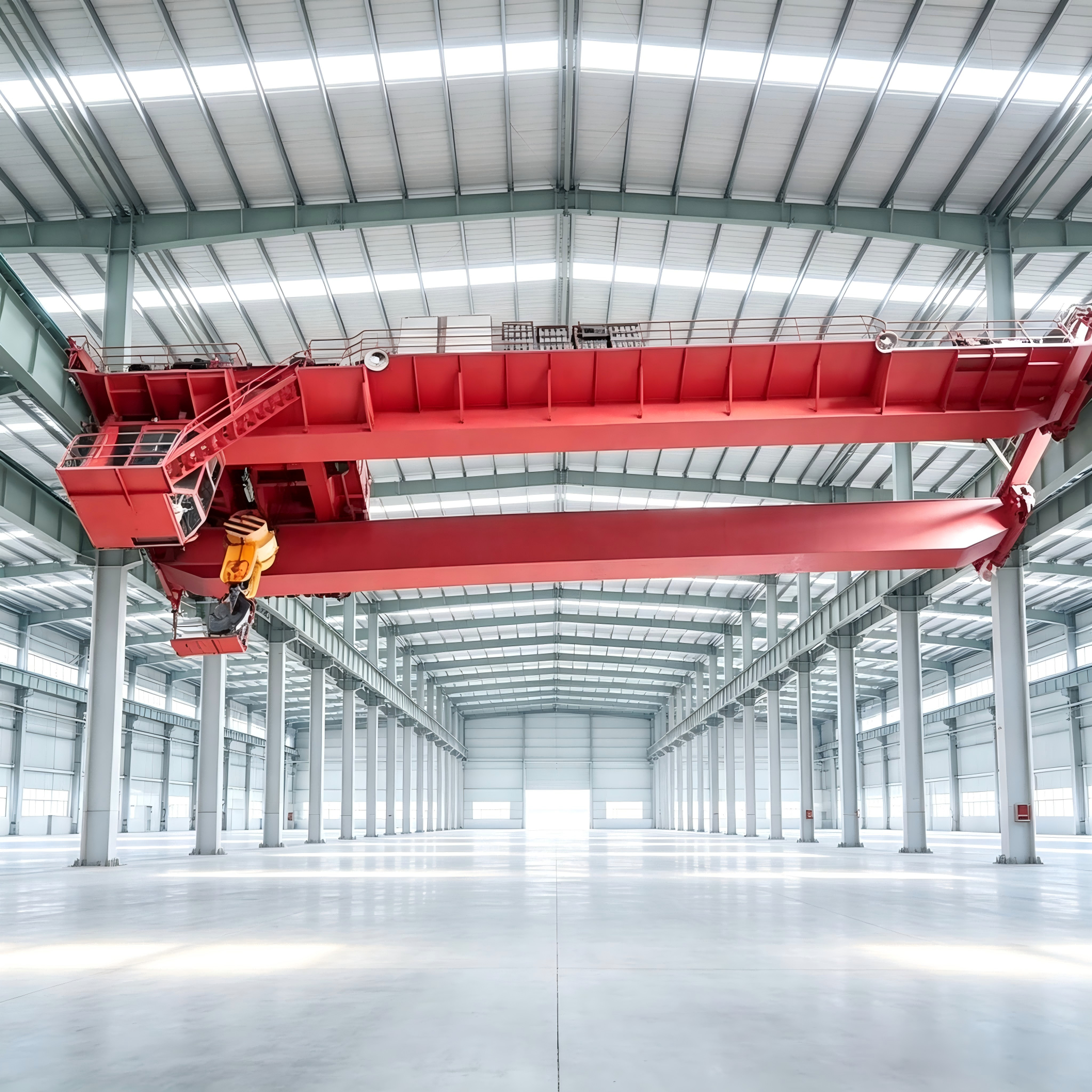 Double Girder Overhead Crane High Stability Heavy Duty Lifting Equipment for Industrial Workshop and Foundry