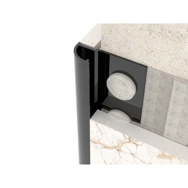 TUV Brushed Stainless Steel Tile Trim 10mm Bright Finishing Closing Metal Strip