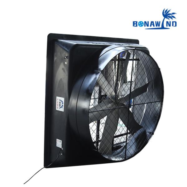 IP55 Ventilador de escape industrial de 72 polegadas Diâmetro da lâmina do ventilador Parafusos pré-instalados para cadeias