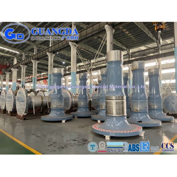 30CrNiMo8 34CrNiMo6 Wind Turbine Main Shaft Heavy Duty Equipment Of Alloy Steel forged