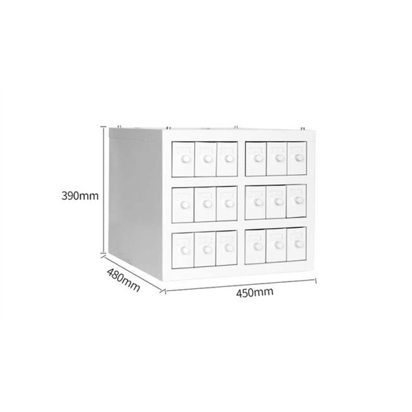 Laboratory Pathology metal sliding cabinet Medical Display Cabinet With Locking