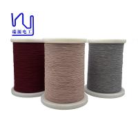 O Ul certificou de seda de alta frequência do fio 0.071mm*30 de Litz da cor vermelha coberto