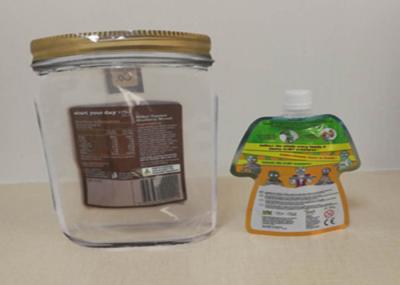 Plastic Laminated Bottle Shaped Pouch Large Capacity For Water / Cookies / Candy
