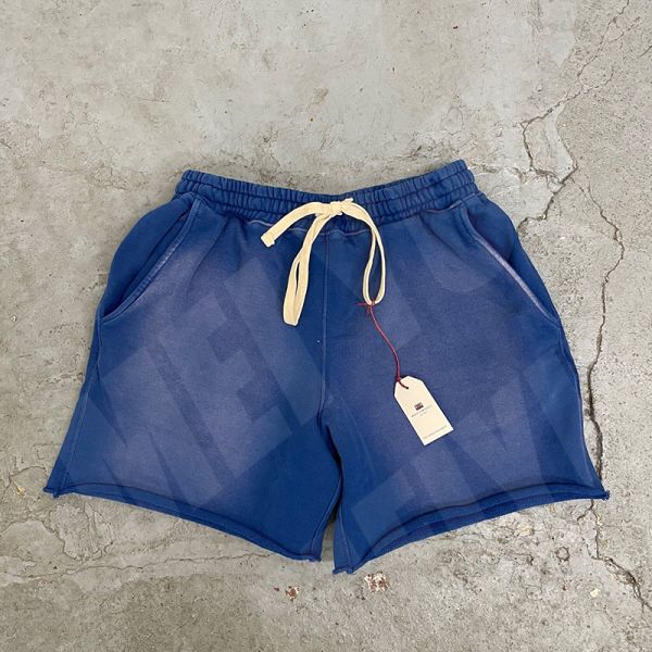 100% coton lavé à l'acide en détresse courts de jogger élastique de sport courts de port urbain