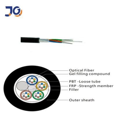 Outdoor 144 Core Fiber Optic Cable GYFTY GYTY Multi Mode Loose Tube Telecom Cable