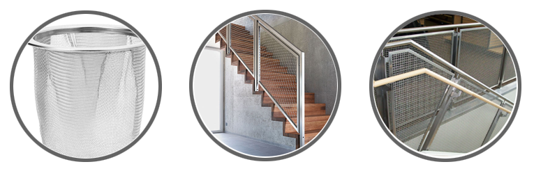 Песок нержавеющей стали 316 фильтруя ячеистую сеть волнистой проволки