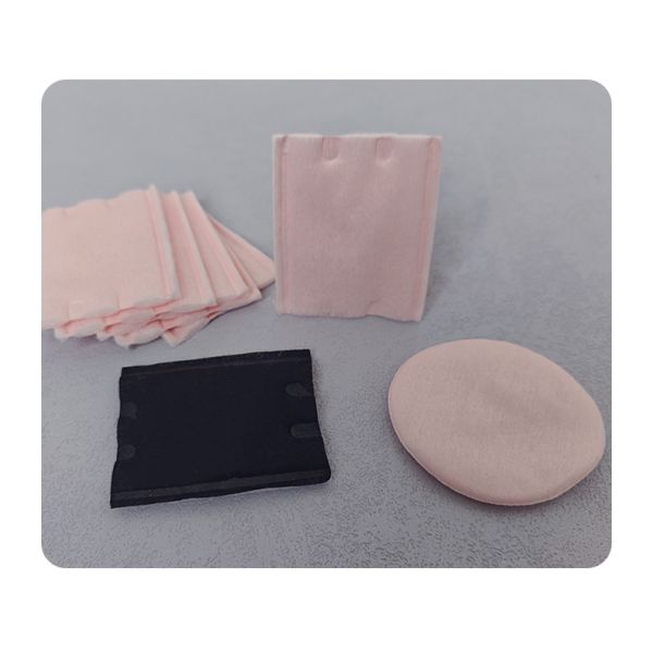 OEM Premium Organic Disposable Facial Cosmetic Pure Cotton Pads Makeup Remover Pad Black Cotton Pad