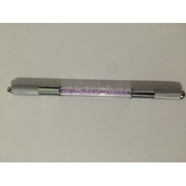 Crystal Material Doubel Head Eyebrow Microblading Tattoo Pen for Permanent Makeup