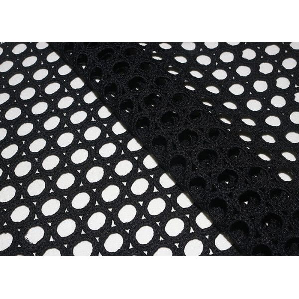 Custom Dyeing Circle Guipure Embroidery Lace Fabric With High Color Fastness