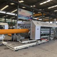 Línea de extrusión de tubos de plástico HDPE Máquina de tubos corrugados de alta precisión