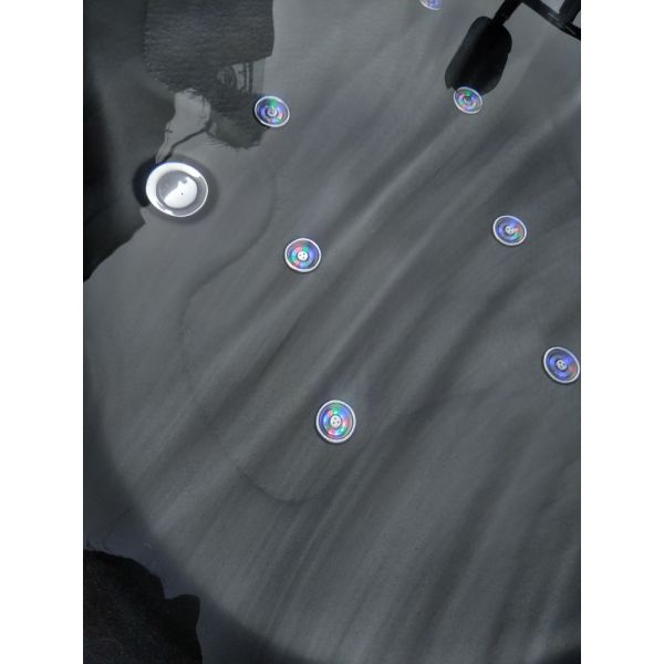 Ванны массажа воздуха водоворота крытая черная релаксация здоровья 1500 x 800