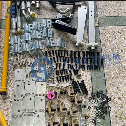 PC200 PC200-5 PC200-6 PC200-7 PC200-8 PC210 PC220 Tubulação auxiliar de escavadeira Kit de tubulação de mangueira de óleo hidráulico com válvula