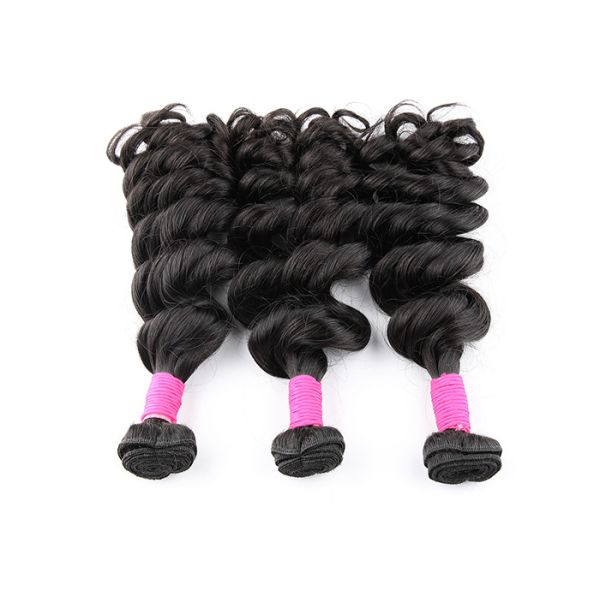 8 Inch  Virgin Human Hair Extensions Bundles Best One Donor Hair Big Curly For Beauty Salon