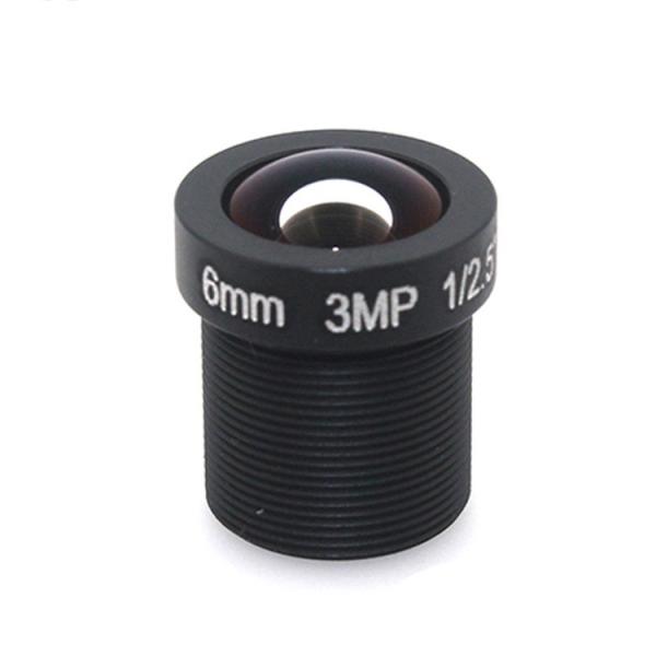 3 Megapixel HD 6mm 68 Degrees Wide Angle View Board Lens 3MP 1/2.5 M12 Mount For CCTV 720P/1080P IP/AHD/HDCVI Camera