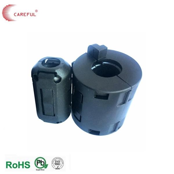 White And Black Plastic EMI Ferrite Clamp On Cores For 6/ 6.5/10/13/19mm Cable