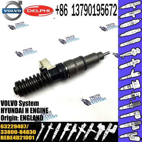 Дизельный инжектор 33800 84820, 33800-84820, 3380084820, 21306407 BEBE4D19002 для двигателя Hyundai D6CC