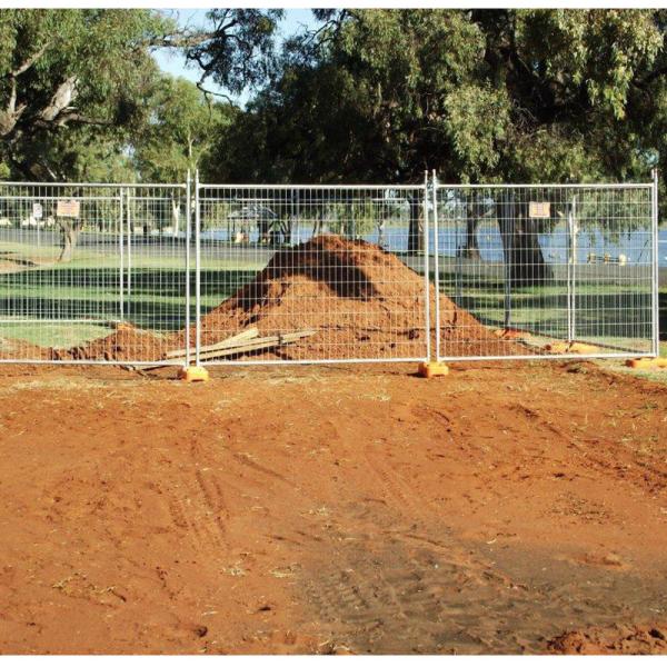 Portable Moveable Temporary Mesh Fencing For Construction Safety