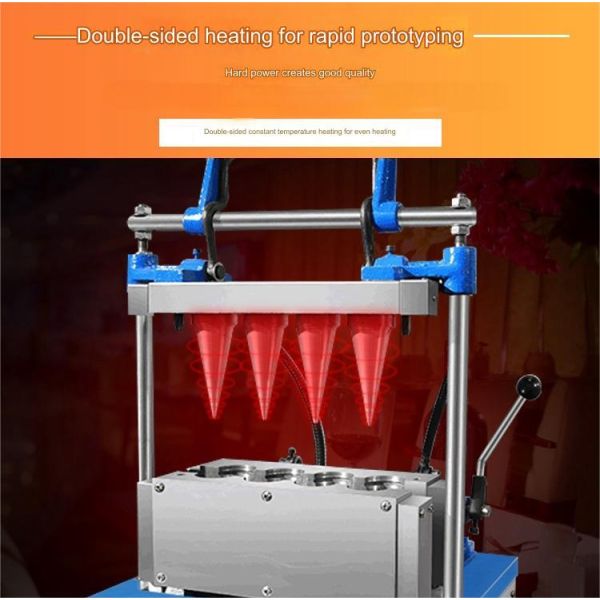 Effortlessly Make Ice Cream Cones with Our Waffle Cone Maker Machine 220V 45 Provided