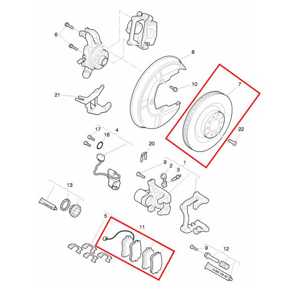 For Bentley Continental Gt & Flying Spur Front & Rear Brake Pads & Rotors Set OEM 3W0615301K 3W0615301R 3W0698151AA 3W0698151P 3W0698451J 4E0615601L