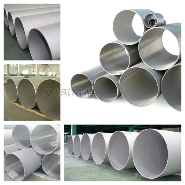 EFW Welded Stainless Steel Pipe 7M Length Hot Rolled 24