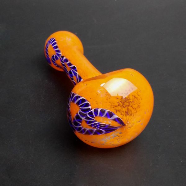 Adult Use Custom Glass Hand  Pipes For Tobacco Dry Herb Grass Weed 3.9 Inch