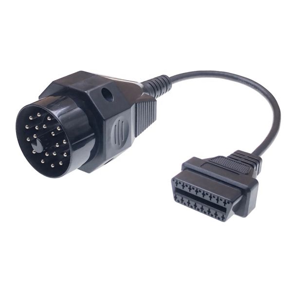 OBD1 to OBD2 Converter Cable for E31 E32 E34 E36 118 Pins Nickel/Golden Plating Diagnostic Connector