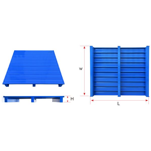 A01: Plastic Spraying Steel Pallet Single Deck Steel Pallet Metal Pallet
