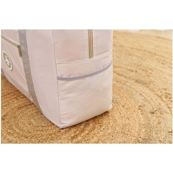 Pink Trolley Zip Up PVC Waterproof Cosmetic Bag Pouch With Handle