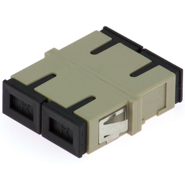 Зеленого цвета переходника оптического волокна SC Flangeless SM MM фиолет Aqua двухшпиндельного голубой бежевый