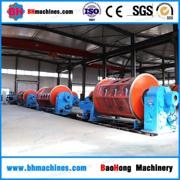 Rigid Frame Stranding Machine / Wire Stranding Machine With Floor Batch Loading