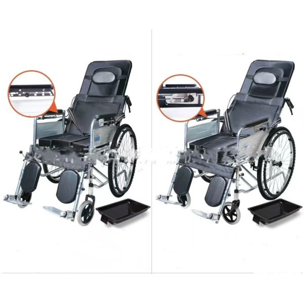Patient Lightweight Foldable Wheelchair OEM Ultra Lightweight Folding Electric Wheelchair