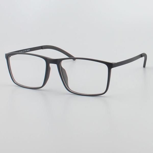Business Casual Square TR90 Optical Frames Blue Light Eyeglasses