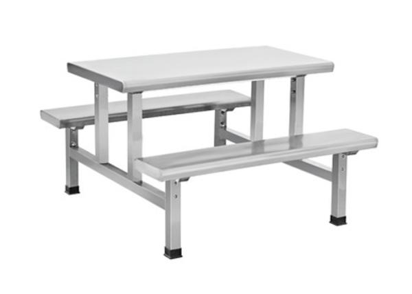 Random Pattern Stainless Steel Dining Table And Chairs Any Size Available