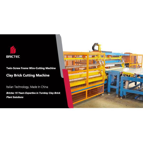 Automatic Twin-Screw Brick Cutter Machine 3 kW 1200kg