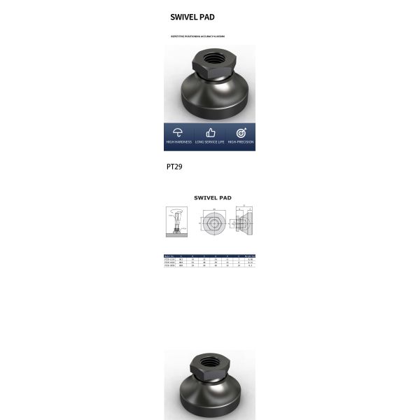 Swivel Foot Clamping Fixture CNC Machine Tooling Workholding Manual Clamp For Milling