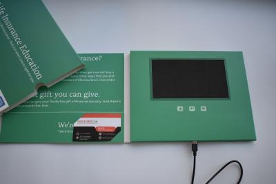 7 pouces vidéo carte de visite Tft écran numérique avec poche ROHS