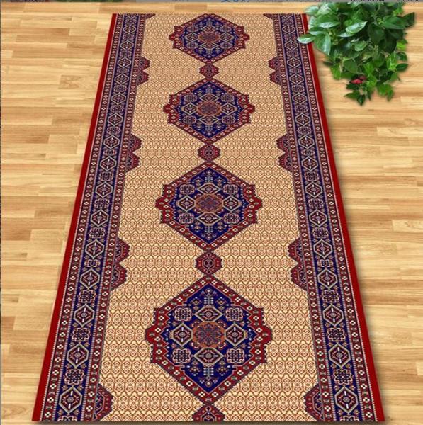 Persian Classical Style Commercial Floor Mat For Hotel Entrance Corridor Stairway
