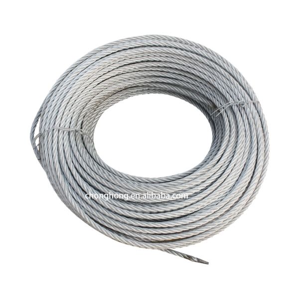 High Tensile Cable Standard AiSi for Wire Rope Coated Stainless Steel Cable